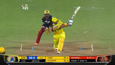 M22: CSK vs RCB – Robin Uthappa Six
