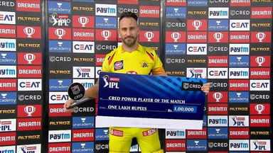 M18: KXIP vs CSK – CRED Power Player of the Match – Faf du Plessis