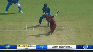 IND vs WI 2018, 3rd ODI: Shai Hope Six