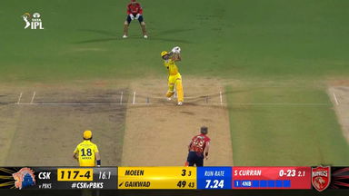 M49: CSK vs PBKS – Ruturaj Gaikwad Six