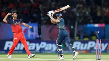 Through the gates! Bhuvi cleans up Gill