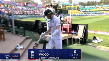 IND vs ENG 2024, 5TH Test: Mark Wood Wicket