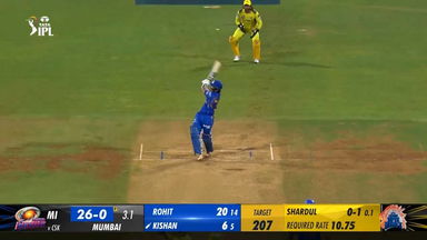 M29: MI vs CSK – Ishan Kishan Six