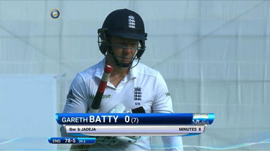 IND vs ENG 2016 - 3rd Test, day 4 : Gareth Batty Wicket