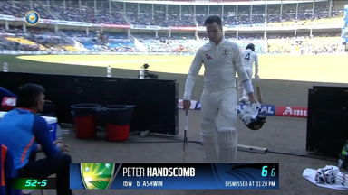 IND vs  AUS 2023, 1ST Test: Peter Handscomb  Wicket