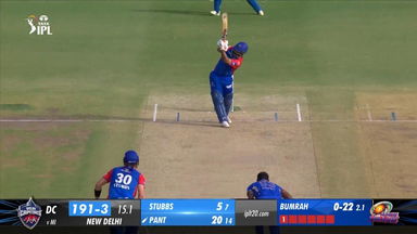 M43: DC vs MI – Rishabh Pant Six