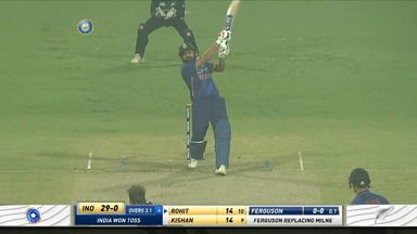 IND vs NZ 2021, 3RD T20I : Rohit Sharma Six