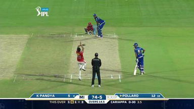 M43: MI vs KXIP – Kieron Pollard Six