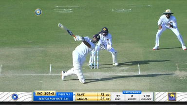 IND vs SL 2022, 1st Test, Day 1: Rishabh Pant Six