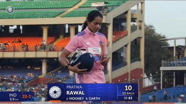 IND-W vs AUS-W 2025, 3rd ODI: Pratika Rawal Wicket
