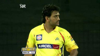 Match 1 CSK vs MI - Dhoni's Wicket