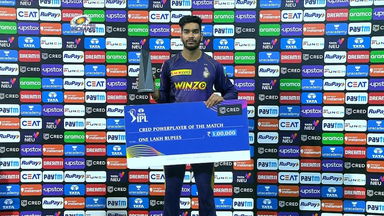 M56: MI vs KKR – CRED Power Player of the Match – Venkatesh Iyer