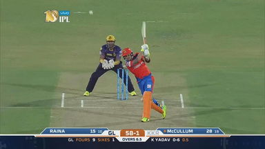 M3: GL vs KKR – Brendon McCullum Six