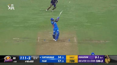 M22: MI vs KKR –  Suryakumar Yadav  Six