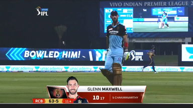 M31: KKR vs RCB – Glenn Maxwell Wicket