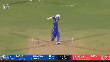 IPL 2025 M69: PBKS vs MI - Hardik Pandya Six
