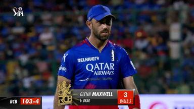 M06: RCB vs PBKS – Glenn Maxwell Wicket