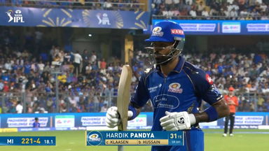 IPL 2026 M41: MI vs SRH - Hardik Pandya Wicket