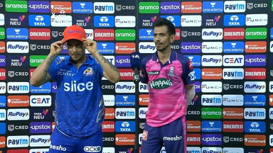 M09: MI vs RR – Aramco Orange Cap Holder –  Ishan Kishan