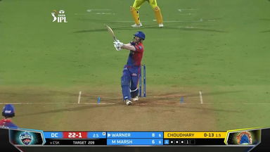 M55: CSK vs DC – David Warner Six