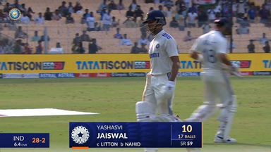 IND vs BAN 2024, 1ST Test: Yashasvi Jaiswal Wicket