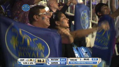M7: RR vs KXIP –  Shane Watson Six