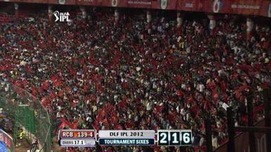 Match 21 RCB vs PWI – de Villiers' 1st Six