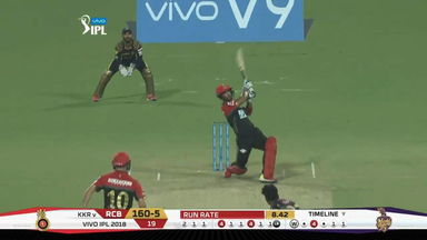 M03: KKR vs RCB – Mandeep Singh Six
