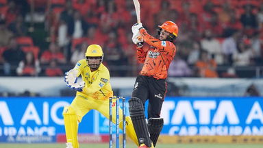 Abhishek Sharma takes down Matt Short for 24 in the over
