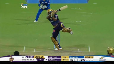 M47: KKR vs MI – Andre Russell Six
