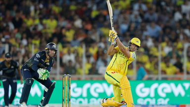 Shivam Dube in destruction mode with 47(17)