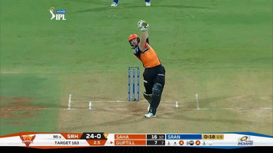 M51: MI vs SRH – Martin Guptill Six