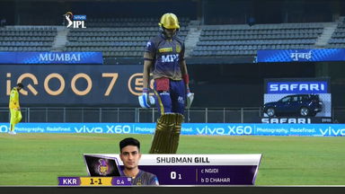 M15: KKR vs CSK – Shubman Gill Wicket