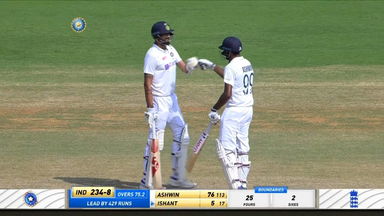 Ishant hits, Virat rejoices