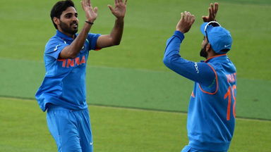 Bhuvneshwar Kumar rattles Bangladesh with a 3-wicket haul