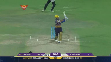M37: SRH vs KKR – Robin Uthappa Six