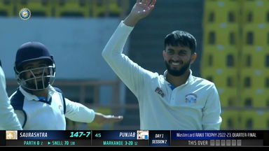 Ranji Trophy  2022/23 QF 2: Mayank Markande's fine four-wicket haul