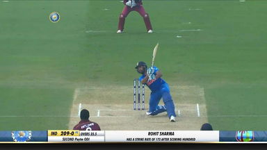 IND vs WI 2019, 2nd ODI: Rohit Sharma Six