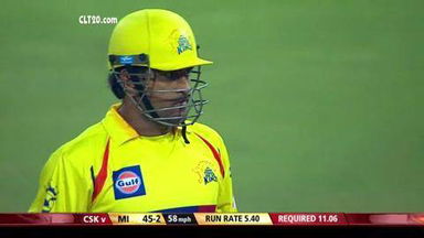 M14: CSK vs MI – Rohit Sharma six