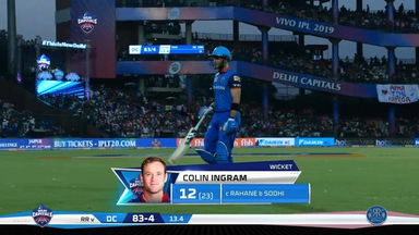 M53: DC vs RR – Colin Ingram Wicket