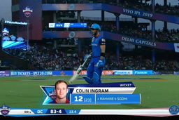 M53: DC vs RR – Colin Ingram Wicket