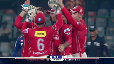 M7: DD vs KXIP – Shreyas Iyer Wicket