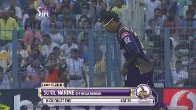 M44: KKR vs KXIP – Sunil Narine four-for