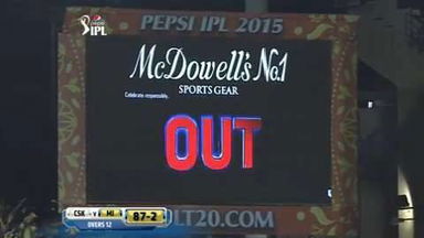 M43: CSK vs MI – Kieron Pollard Wicket
