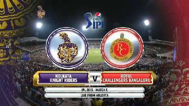 IPL 2015 M05: KKR vs RCB – Match Highlights