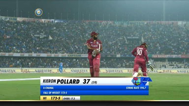 IND vs WI 2019, 1st T20I: Kieron Pollard Wicket
