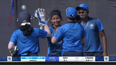 Women’s Sr T20 Challenger Trophy 2020: India B vs India A - Fall of wickets