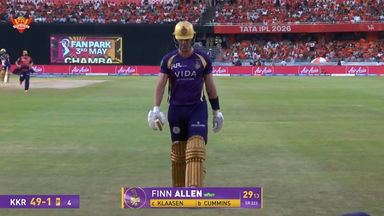 IPL 2026 M45: SRH vs KKR - Finn Allen Wicket