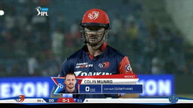 M06: RR vs DD – Colin Munro Wicket