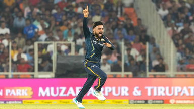 Double Delight: Rashid Khan gets Ishan Kishan & Tilak Varma in same over